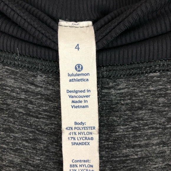 Lululemon Clam Digger II Heathered Deep Coal Crop Shorts - Picture 7 of 8